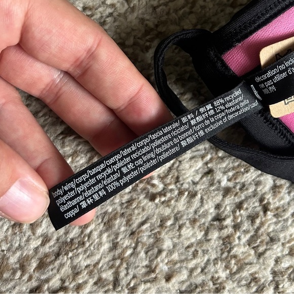 PINK Victoria's Secret Grey Bikini Top Swimwear Beach Vacation Summer Push Up - Picture 5 of 7